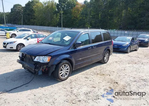 2015 Dodge Grand Caravan Sxt из США, поврежденный, VIN 2C4RDGCG2FR623809